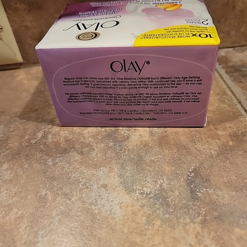 Olay age defying soap